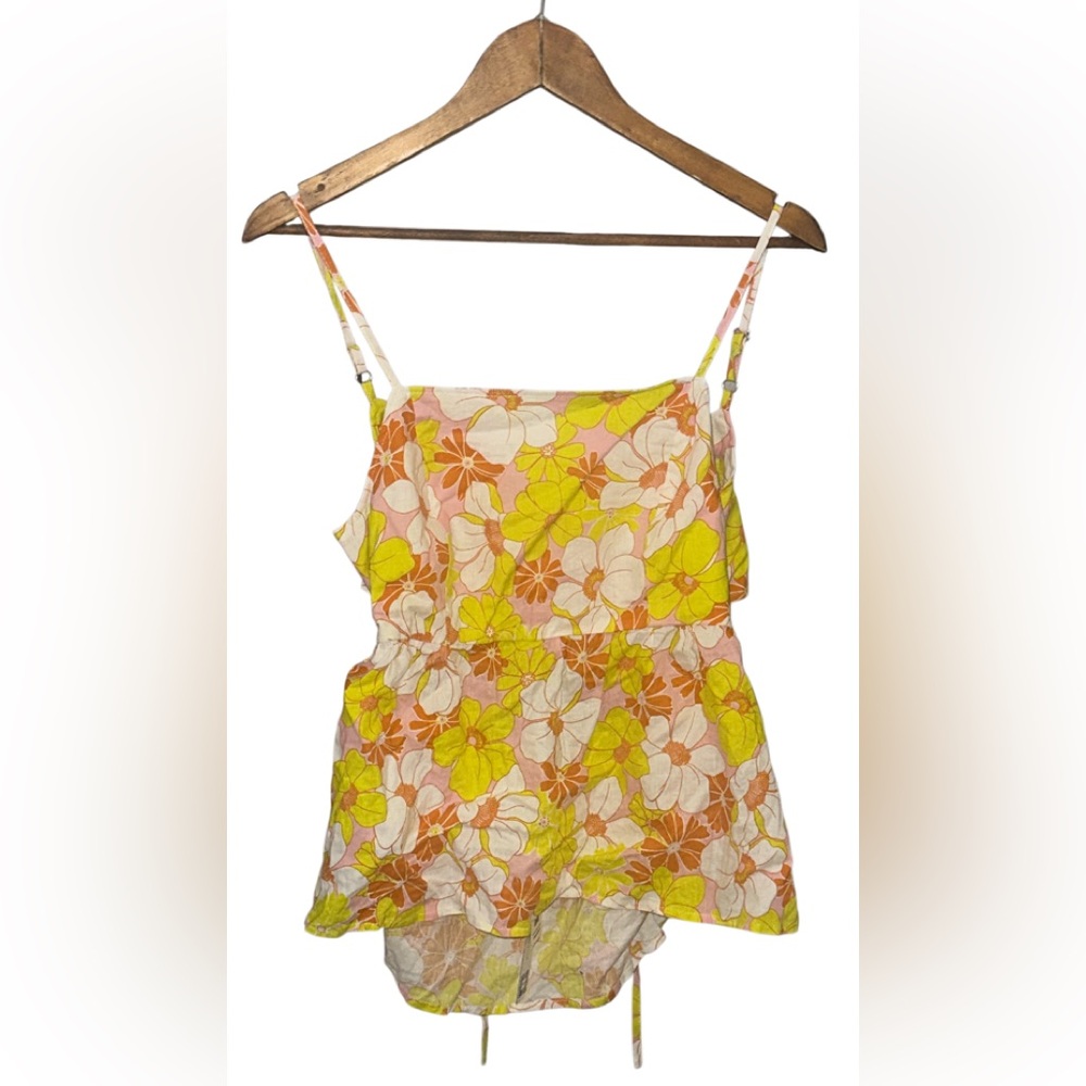 Sanctuary Yellow and Orange Floral Camisole